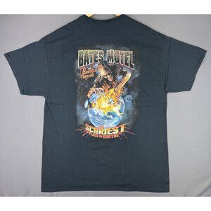 Vintage Y2K Bates Motel Haunted Hayride Promo Scariest Place On Earth Zombie XL